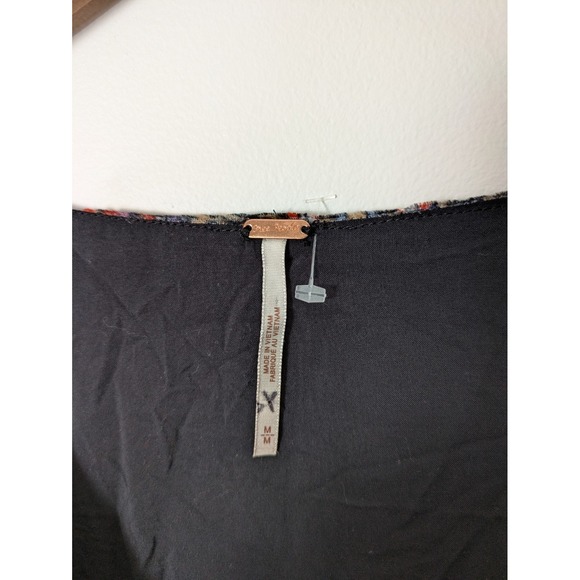 Free People Babydoll Dress Women's M Burnout Velvet Whimsy Fairy Sheer - Picture 2 of 10